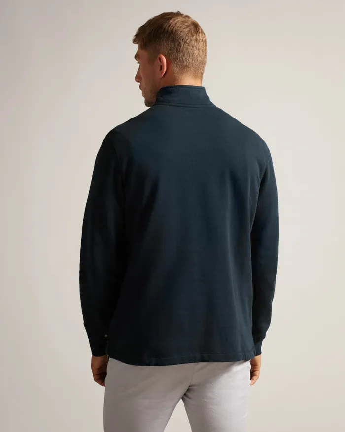 Men KILBRN 8211 High Neck Sweatshirt Navy Ted Baker Jumpers and Knitwear Men KILBRN 8211 High Neck Sweatshirt Navy Ted Baker Jumpers and Knitwear