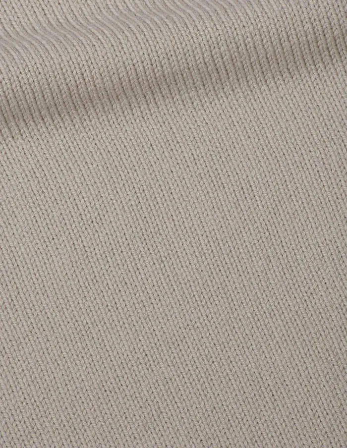 Men Knitted Sweatshirt Limestone Margaret Howell Knitwear