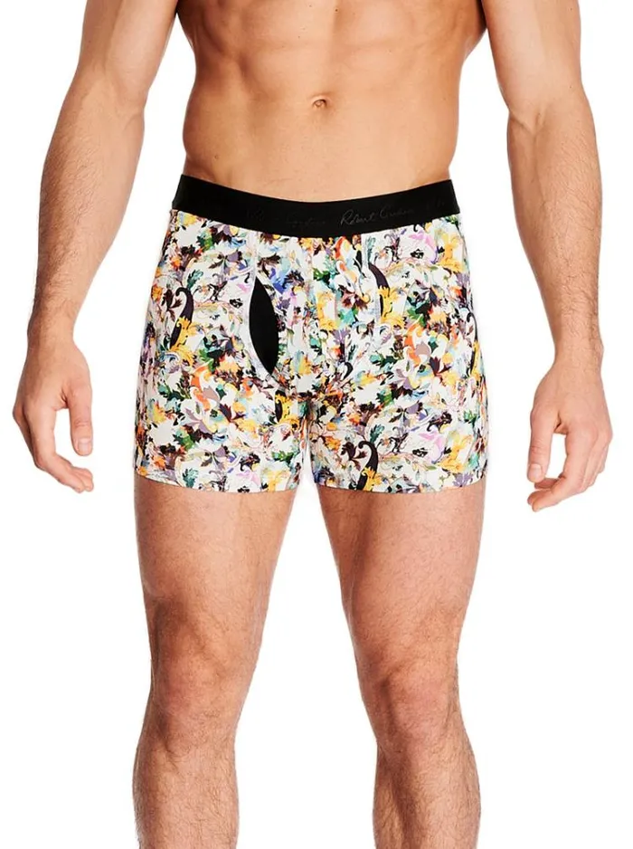Men LEAVES PRINT BOXER Multi Robert Graham Pajamas and Underwear
