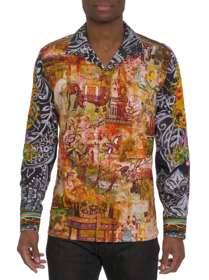 Men LIMITED EDITION THE OTTOMAN LONG SLEEVE BUTTON DOWN SHIRT Multi Robert Graham Button Down Shirts