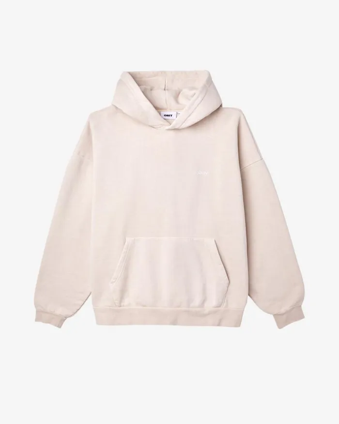 Men LOWERCASE PIGMENT PULLOVER Pigment Hydrangea OBEY Clothing SWEATSHIRTS