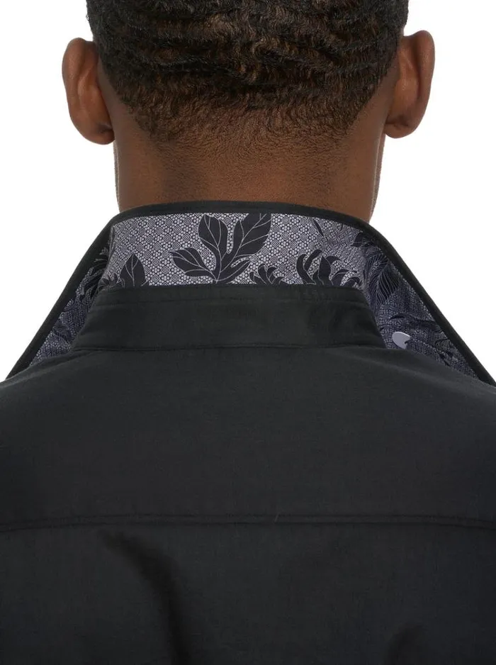 Men MAN CAVE LONG SLEEVE BUTTON DOWN SHIRT Black Robert Graham Button Down Shirts