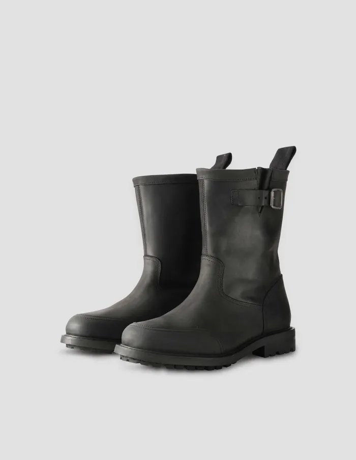 Men Mhl Pull On Boot Black Margaret Howell Shoes