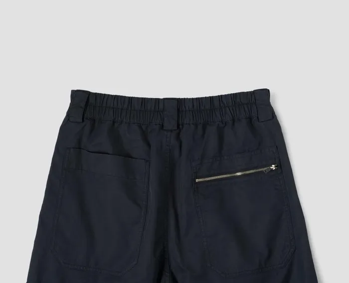 Men Mhl Zip Pocket Jogger Black Margaret Howell Trousers