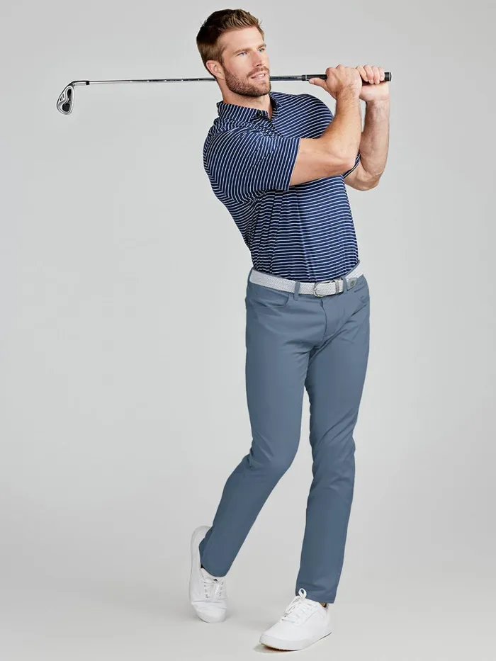 Men Motion Pant Tailored Fit 8211 Deep Indigo Tasc Performance Pants