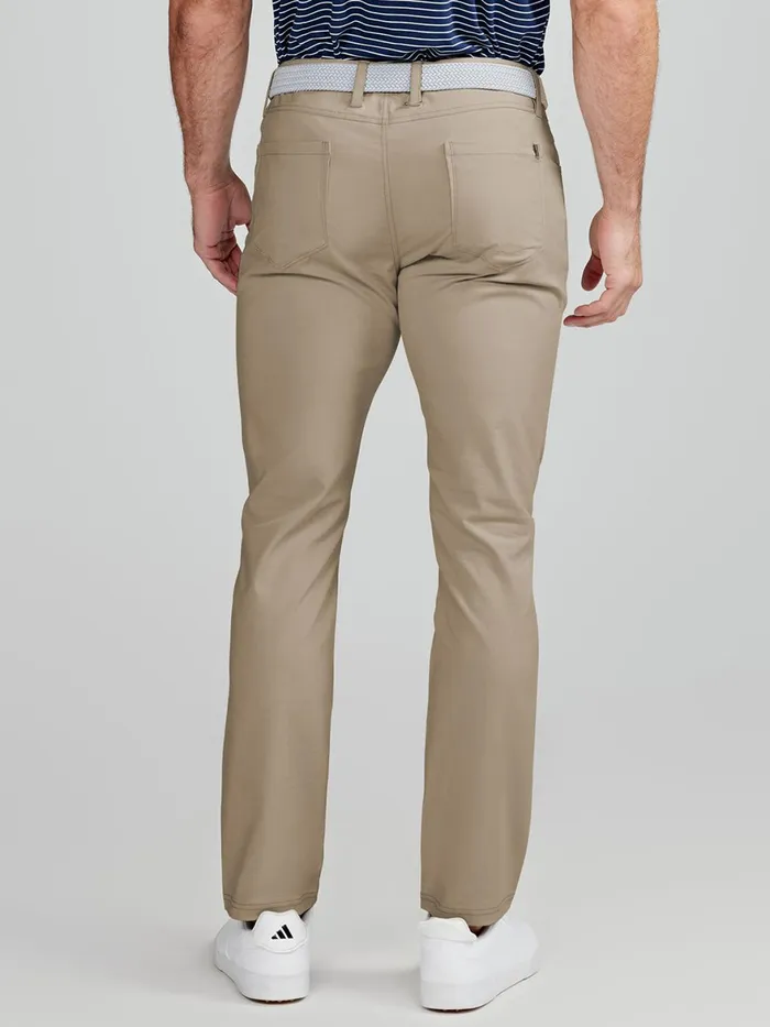 Men Motion Pant Tailored Fit 8211 MidKhaki Tasc Performance Pants