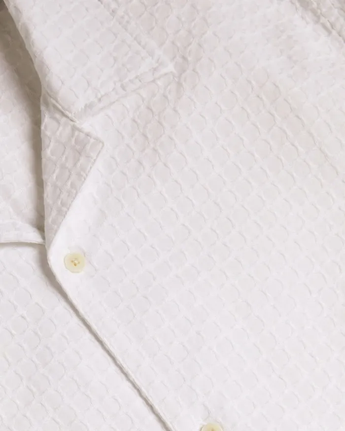 Men OISE 8211 Relaxed Fit Textured Cotton Shirt White Ted Baker Shirts Men OISE 8211 Relaxed Fit Textured Cotton Shirt White Ted Baker Shirts