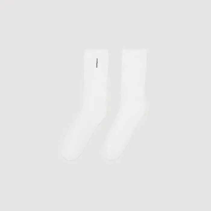 Men Other Accessories SANDRO Cotton Socks White