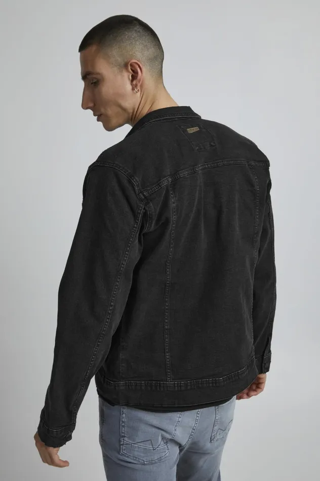 Men Outerwear Blend Outerwear Denim Black