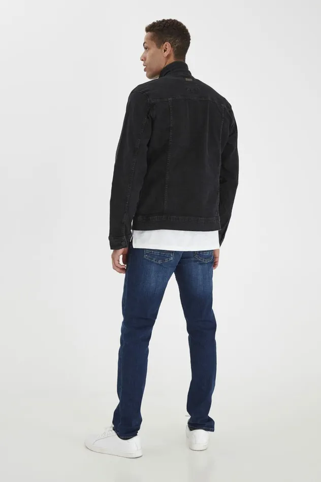 Men Outerwear Blend Outerwear Denim Black