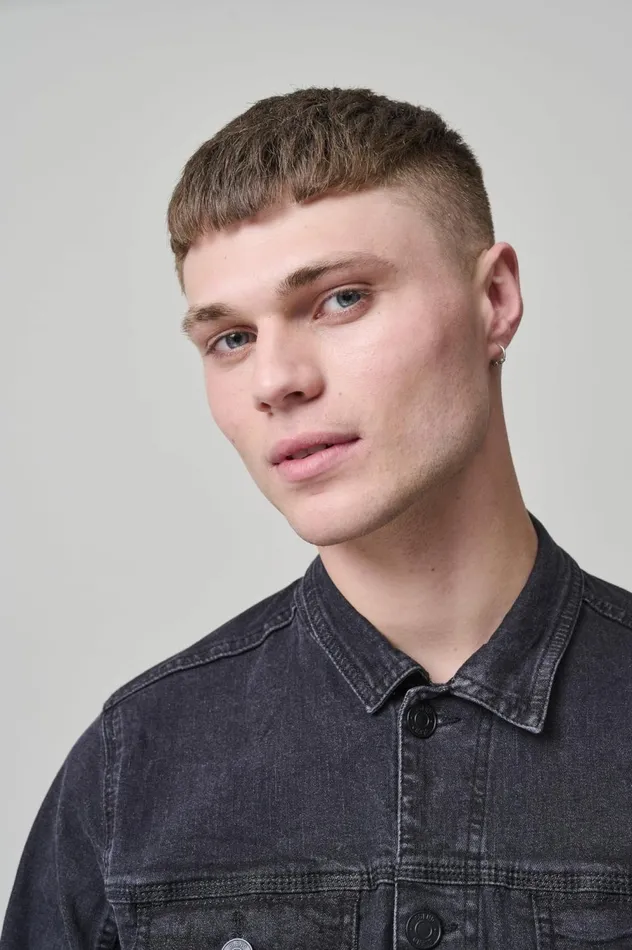 Men Outerwear Blend Outerwear Denim Black