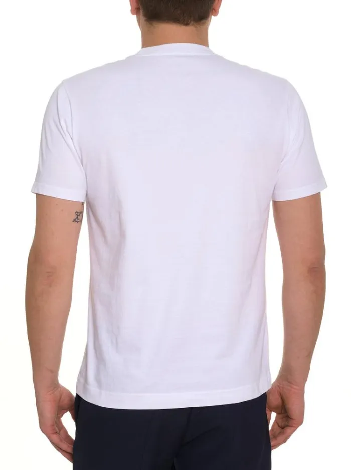 Men PAINT SKULL GRAPHIC TSHIRT White Robert Graham Polos and TShirts