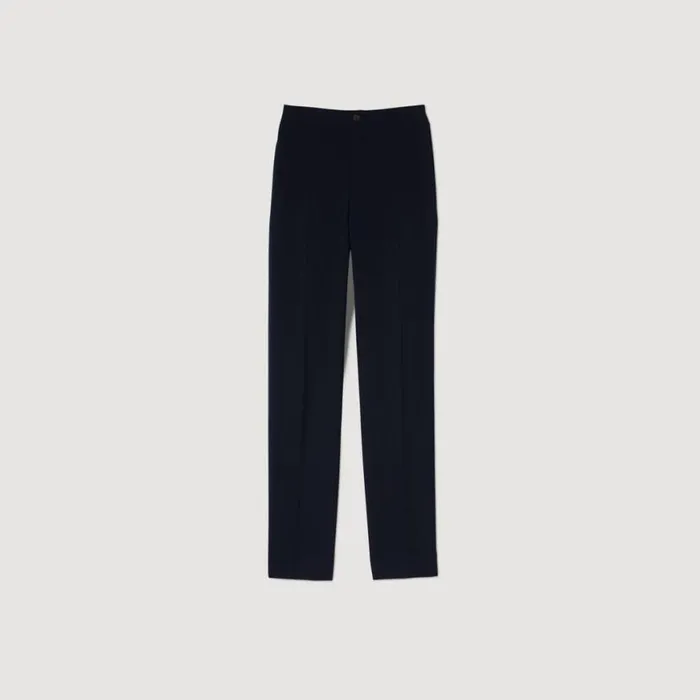 Men Pants and Shorts SANDRO Jersey Pants Navy Blue Men Pants and Shorts SANDRO Jersey Pants Navy Blue