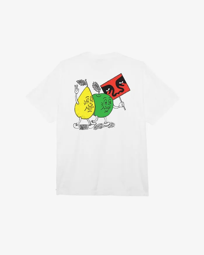 Men PEACEFUL PROTEST HEAVYWEIGHT TSHIRT Dewberry OBEY Clothing TSHIRTS