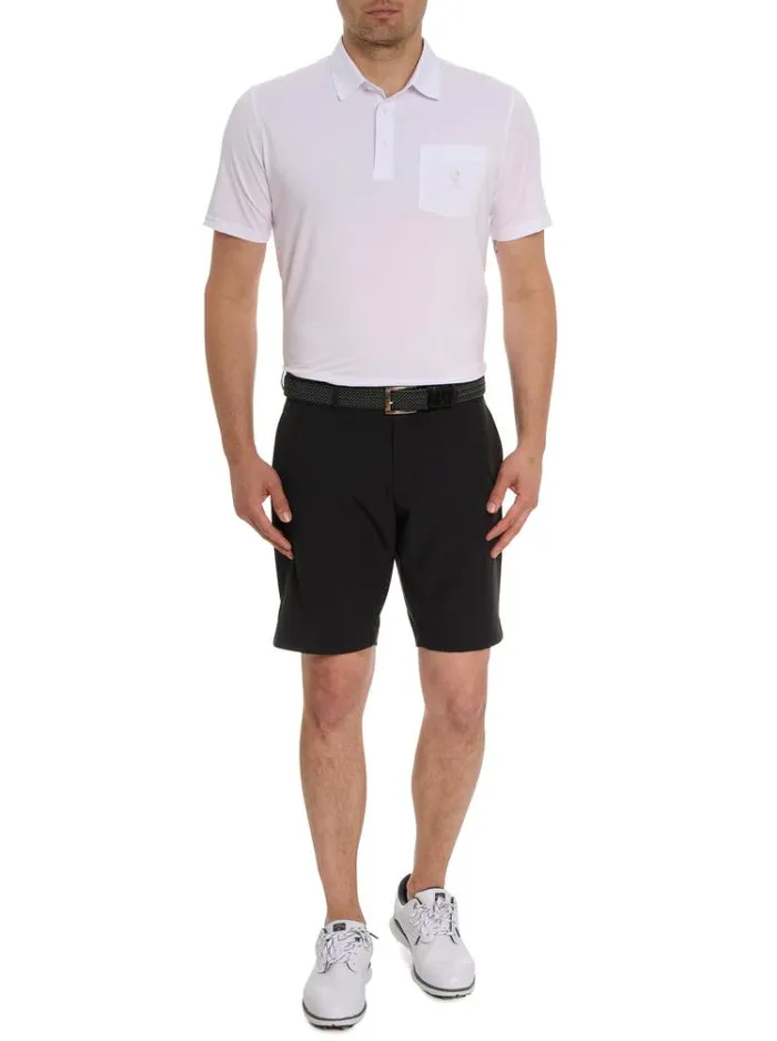 Men PICKLEBALL SKULL PERFORMANCE POLO White Robert Graham Polos and TShirts