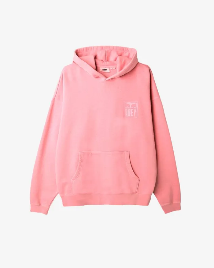 Men PIGMENT EYES ICON EXTRAHEAVY PULLOVER Pigment Shell Pink OBEY Clothing SWEATSHIRTS Men PIGMENT EYES ICON EXTRAHEAVY PULLOVER Pigment Shell Pink OBEY Clothing SWEATSHIRTS
