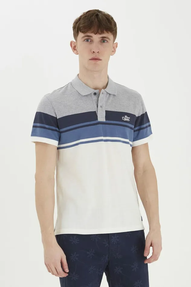Men Polos Blend Polo Shirt Dress Blues