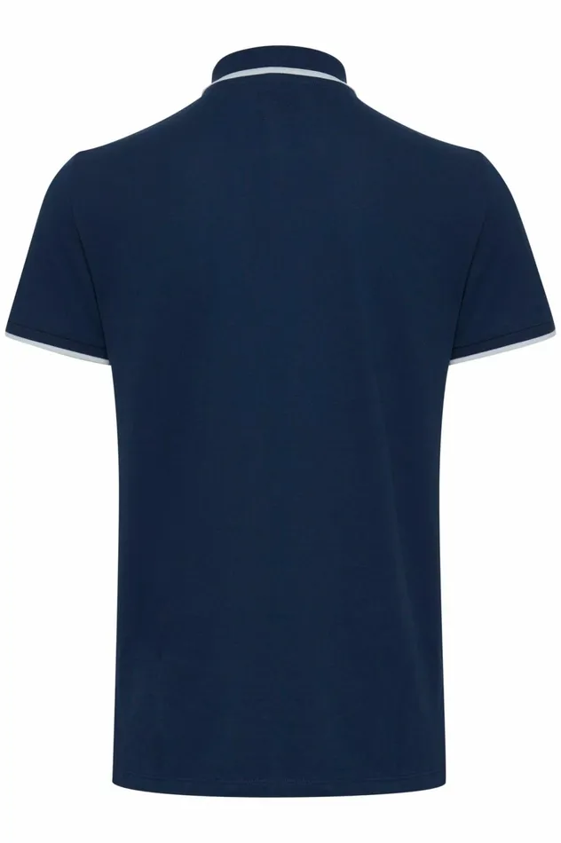 Men Polos Blend Polo Shirt Dress Blues