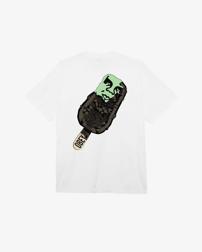 Men POPSICLE HEAVYWEIGHT TSHIRT White OBEY Clothing TSHIRTS
