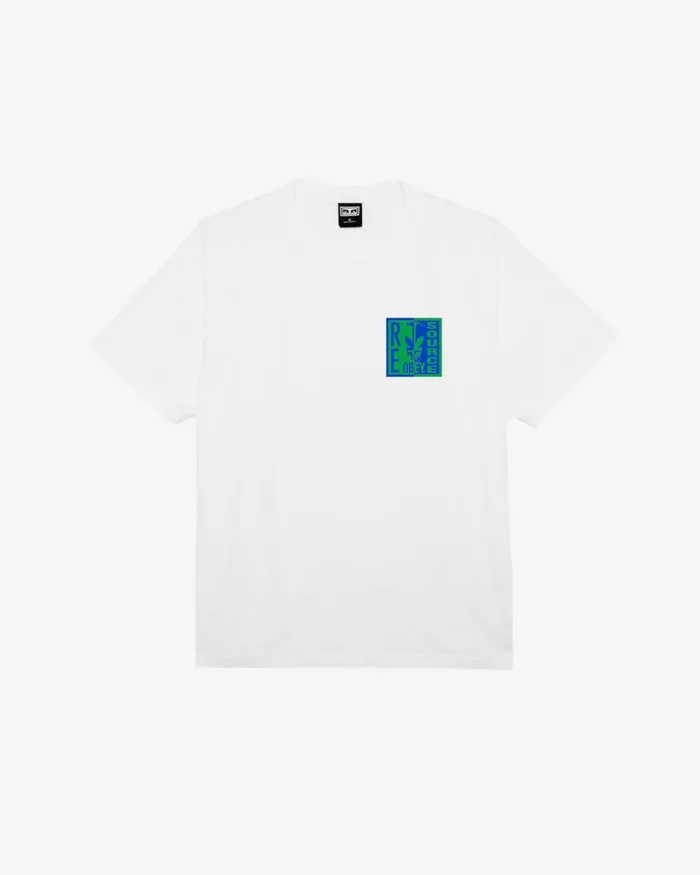Men RE SOURCE HEAVYWEIGHT TSHIRT Silver Grey OBEY Clothing TSHIRTS