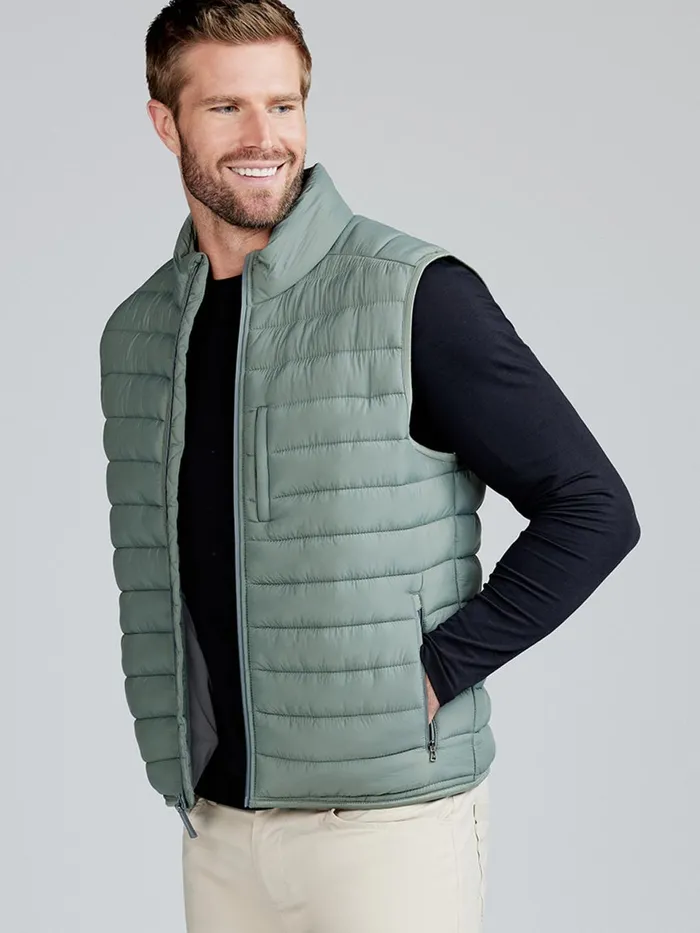 Men Response Packable Puffer Vest Tasc Performance Outerwear