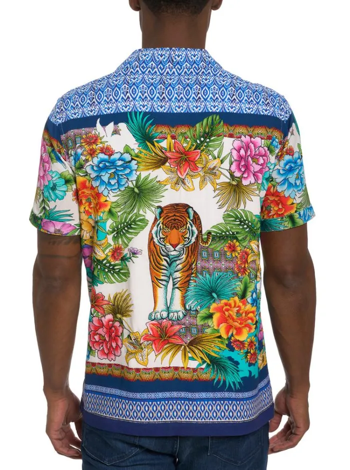 Men SHERE KHAN SHORT SLEEVE BUTTON DOWN SHIRT Multi Robert Graham Button Down Shirts