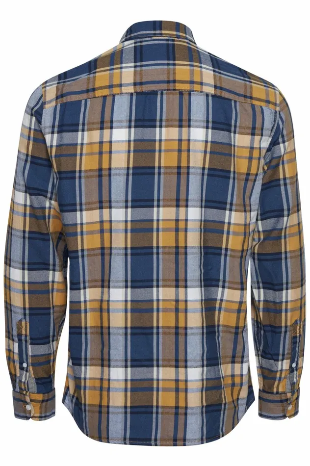 Men Shirts Blend Long Sleeved Shirt Spruce Yellow