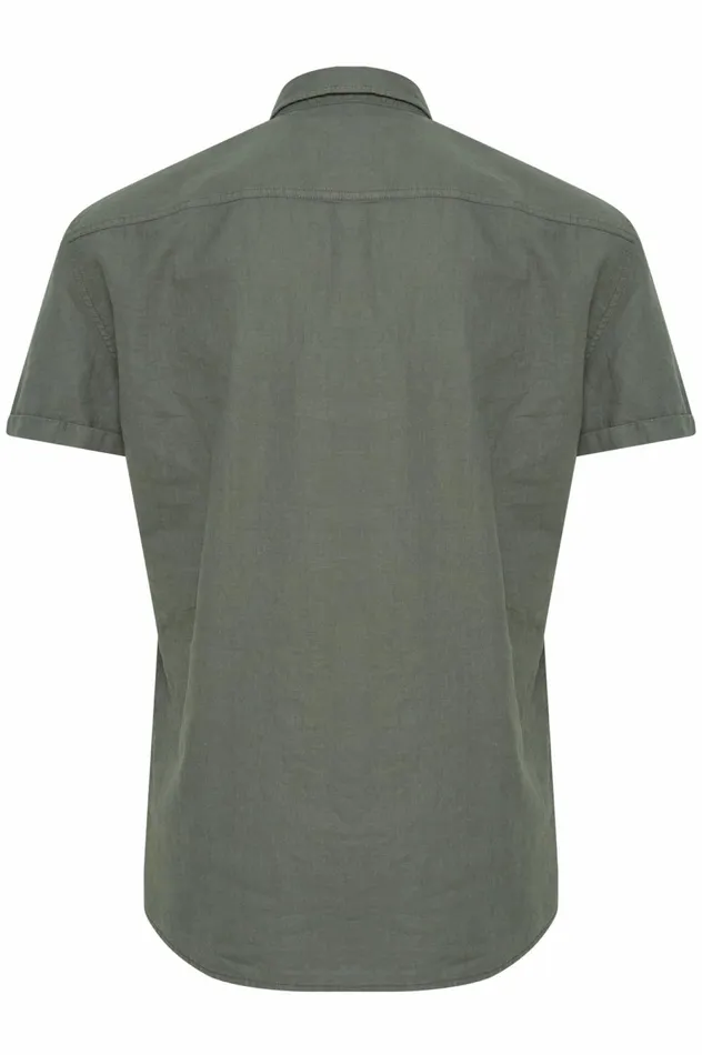 Men Shirts Blend Short Sleeved Shirt Thyme