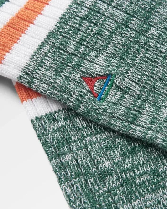 Men Socks Passenger Organic Midweight Rib Socks Deep Ocean Deep Ocean