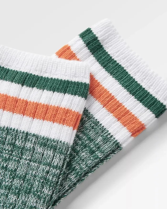 Men Socks Passenger Organic Midweight Rib Socks Deep Ocean Deep Ocean