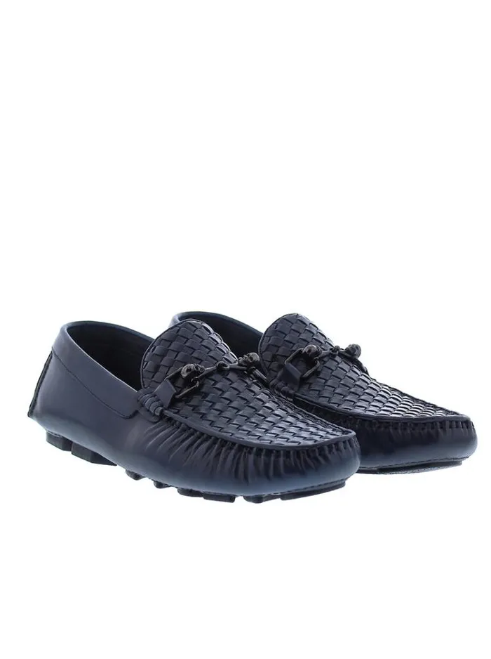 Men SPOCK LOAFER Navy Robert Graham Shoes