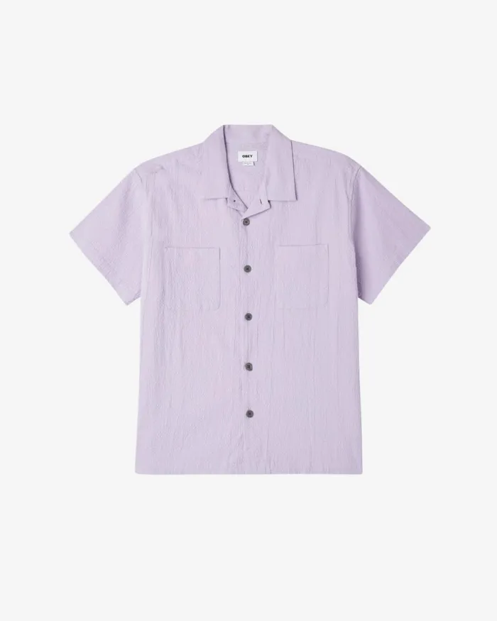 Men SUNRISE SHIRT White OBEY Clothing TOPS