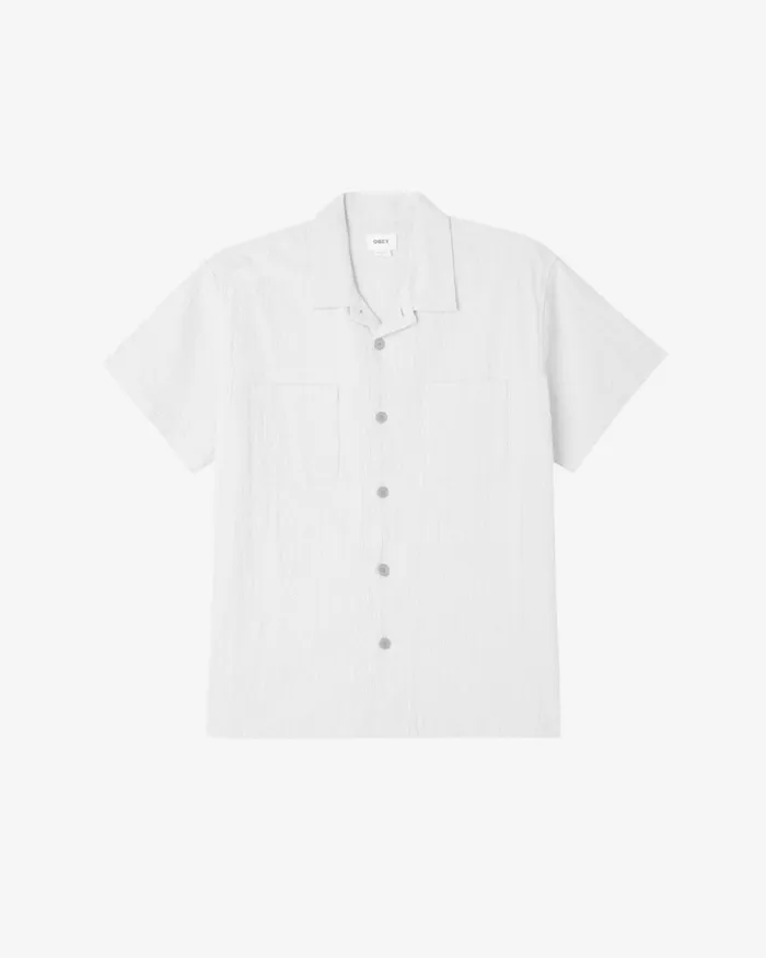 Men SUNRISE SHIRT White OBEY Clothing TOPS
