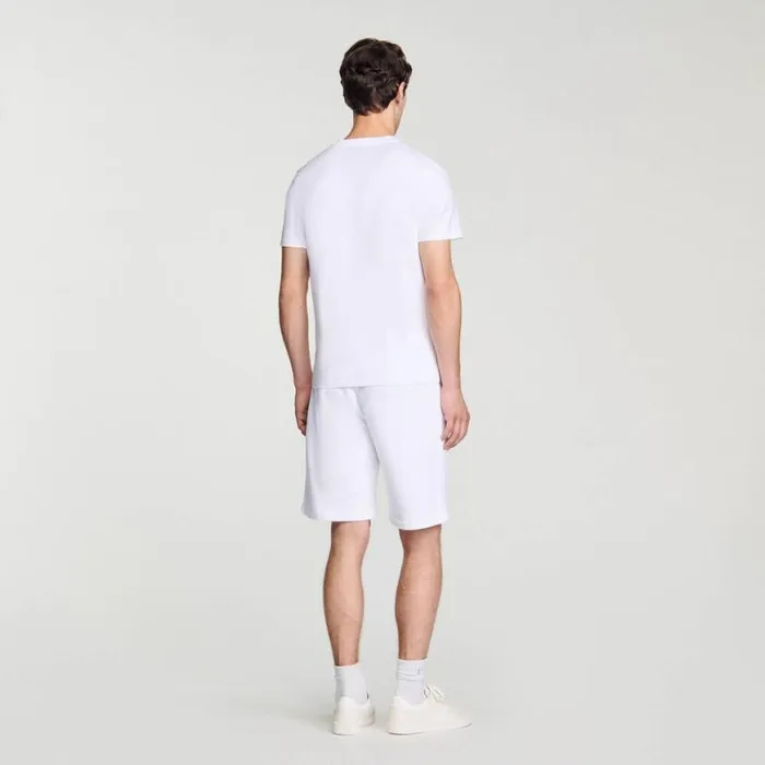 Men Tshirts and Polos SANDRO Wild Animals TShirt White