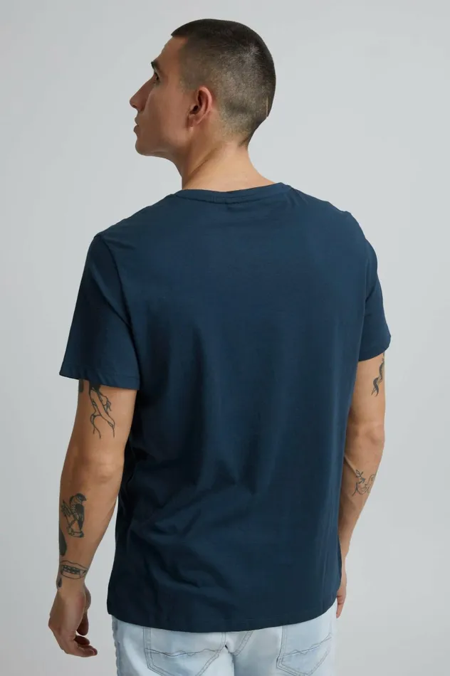 Men TShirts Blend Tshirt Dress Blues