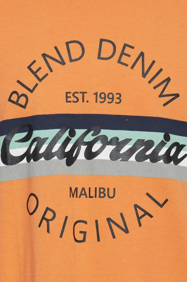 Men TShirts Blend Tshirt Dusty Orange