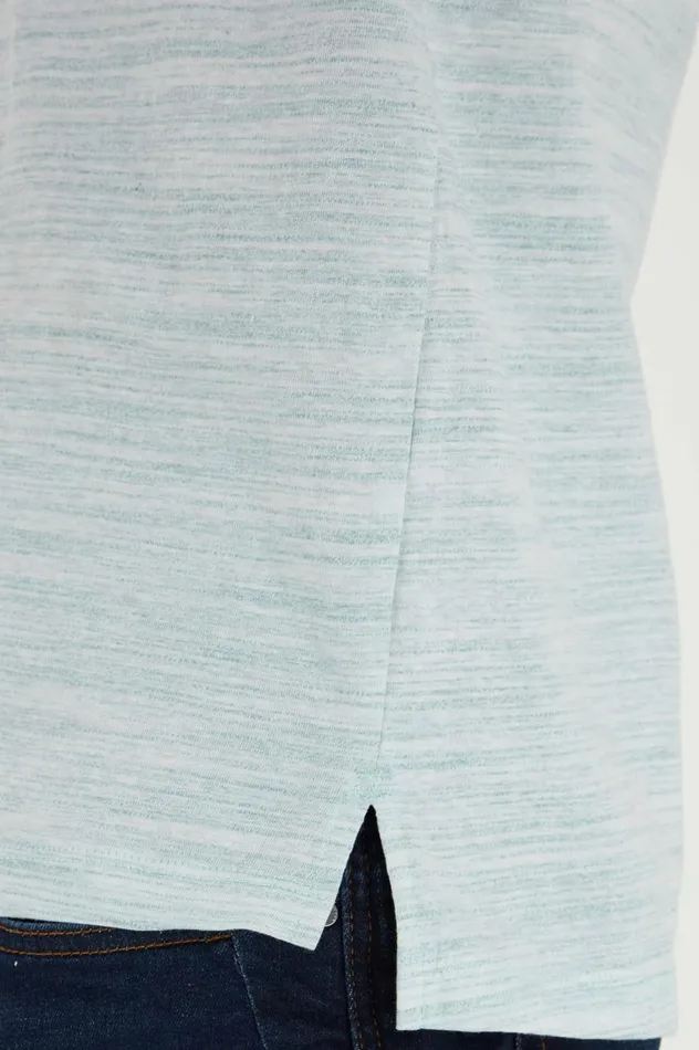 Men TShirts Blend Tshirt Pastel Turquoise