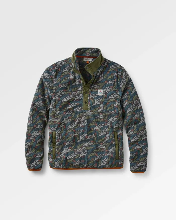 Men Tops Passenger Adrift Recycled Polar Fleece Ocean Current Black Ocean Current Black
