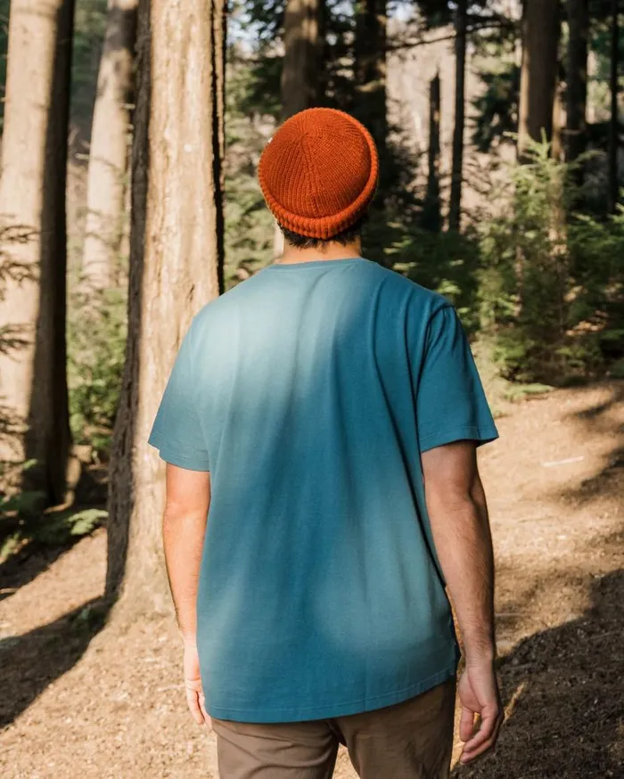 Men Tops Passenger Alp Recycled Cotton TShirt Blue Steel Blue Steel