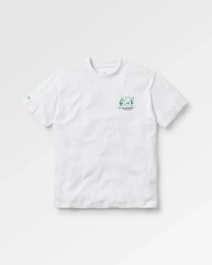 Men Tops Passenger Better Outside Organic Relaxed Fit TShirt White White