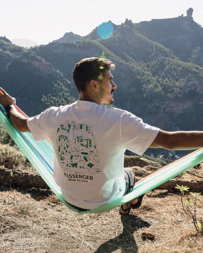 Men Tops Passenger Better Outside Organic Relaxed Fit TShirt White White