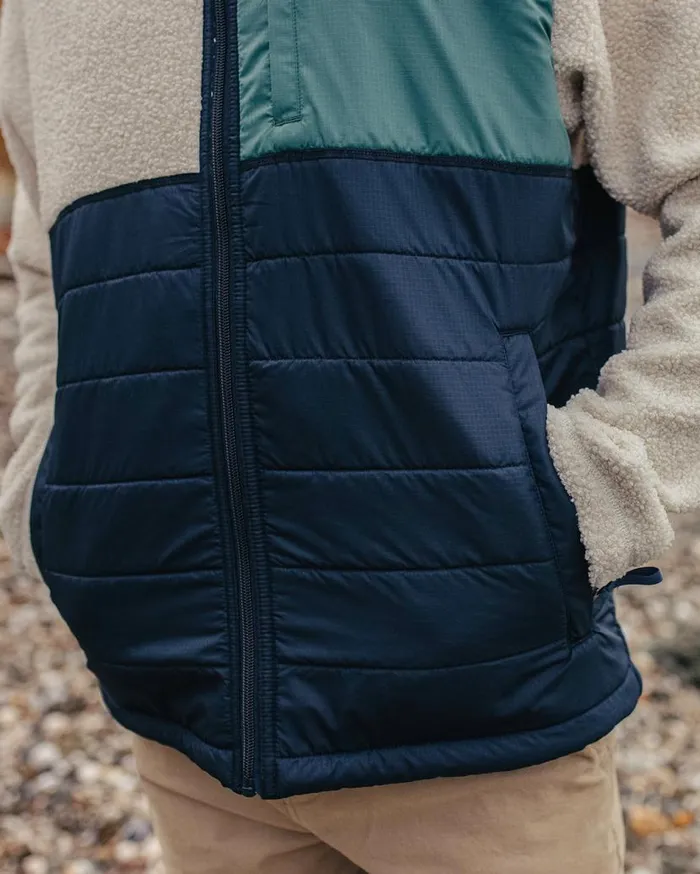 Men Tops Passenger Born Explorer Recycled PolarLined Sherpa Fleece Birch Birch
