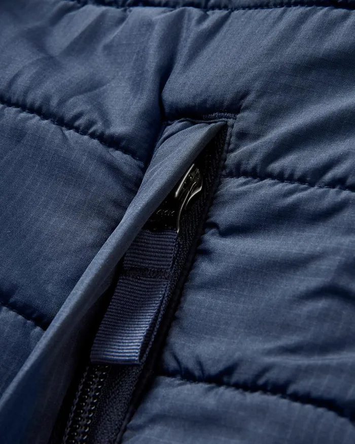 Men Tops Passenger Born Explorer Recycled PolarLined Sherpa Vest Blue Steel Blue Steel