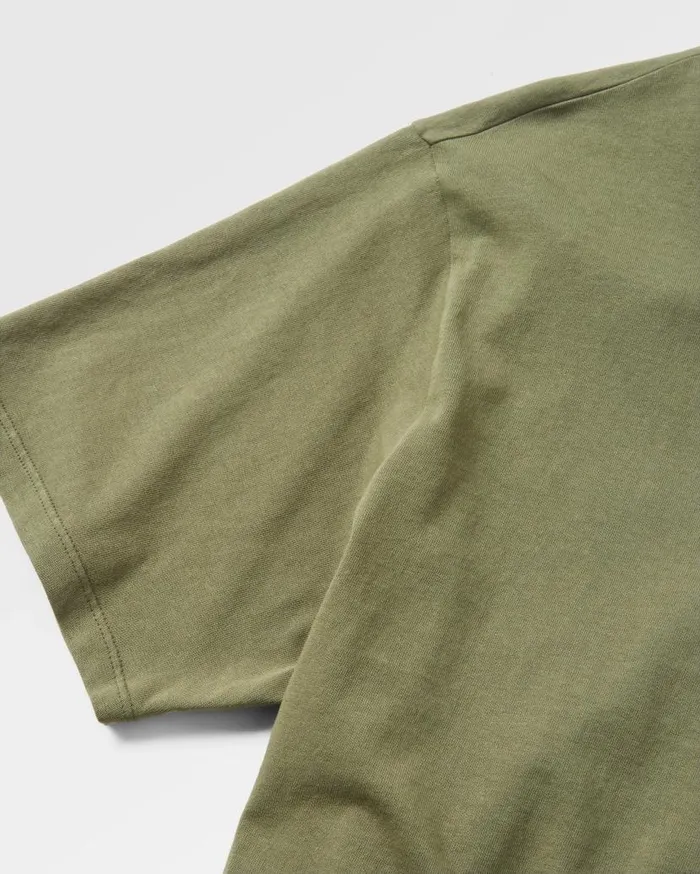 Men Tops Passenger Branch Out Recycled Cotton TShirt Khaki Khaki