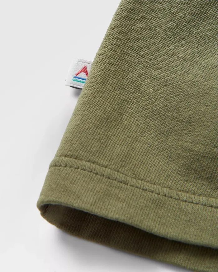 Men Tops Passenger Branch Out Recycled Cotton TShirt Khaki Khaki