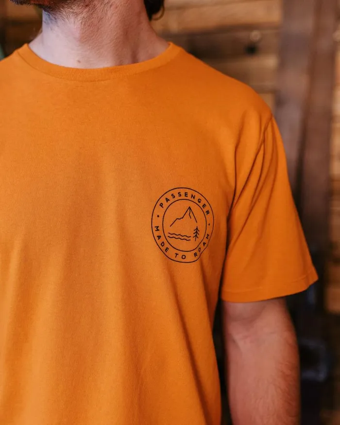 Men Tops Passenger Core Recycled Cotton TShirt Sunrise Orange Sunrise Orange