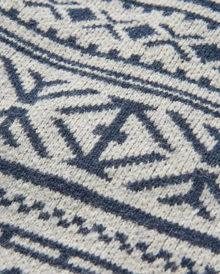 Men Tops Passenger Cutback Fairisle Knitted Jumper Grey Marl Grey Marl