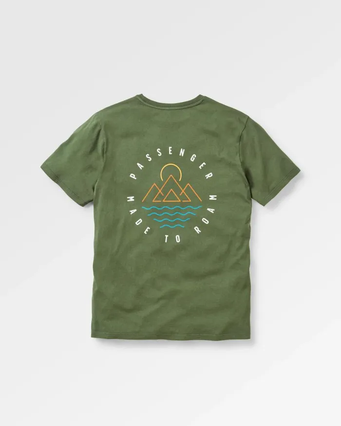 Men Tops Passenger Escapism Recycled Cotton TShirt Fir Tree Fir Tree