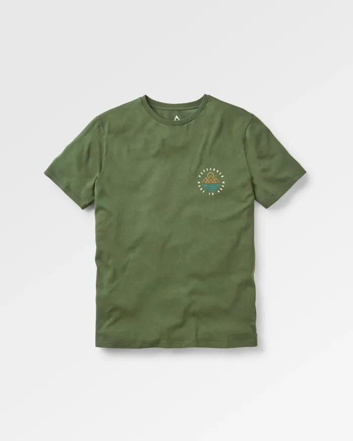 Men Tops Passenger Escapism Recycled Cotton TShirt Fir Tree Fir Tree