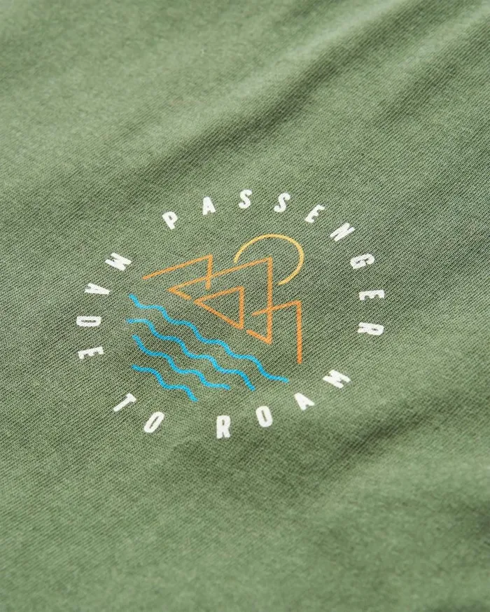 Men Tops Passenger Escapism Recycled Cotton TShirt Fir Tree Fir Tree